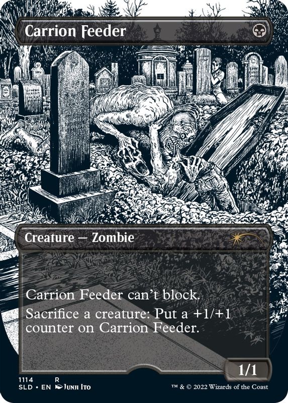 Carrion Feeder (Borderless) - 1114 - Rare