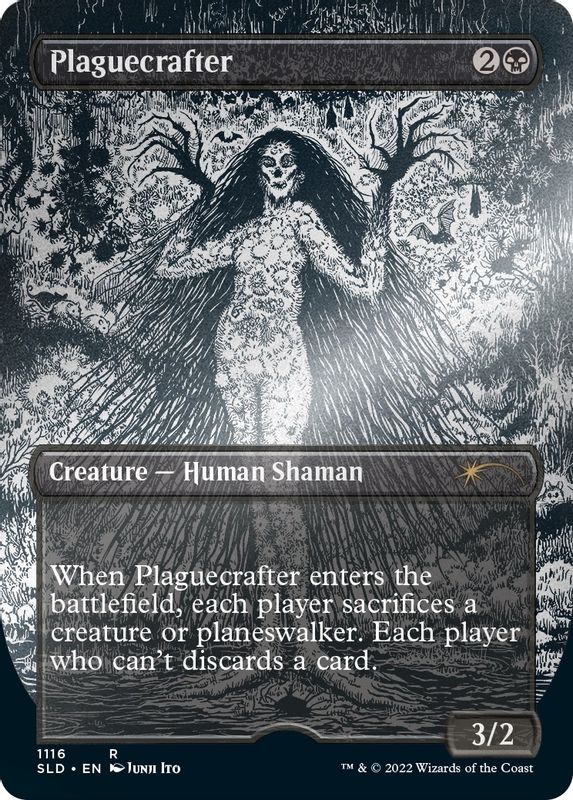 Plaguecrafter (Borderless) (Foil Etched) - 1116 - Rare