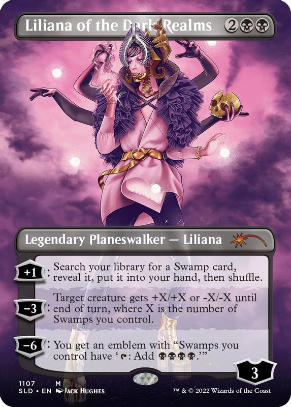 Liliana of the Dark Realms (Borderless) - 1107 - Mythic