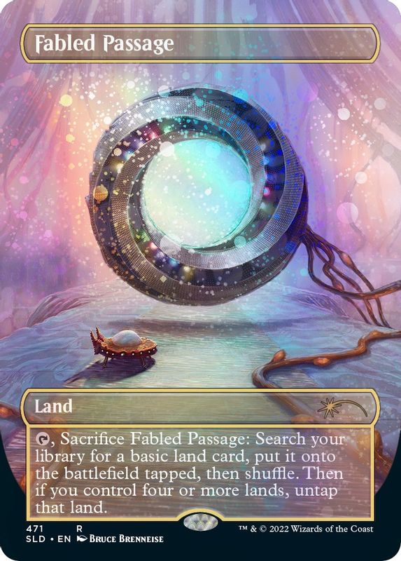 Fabled Passage (Borderless) (Galaxy Foil) - 471 - Rare