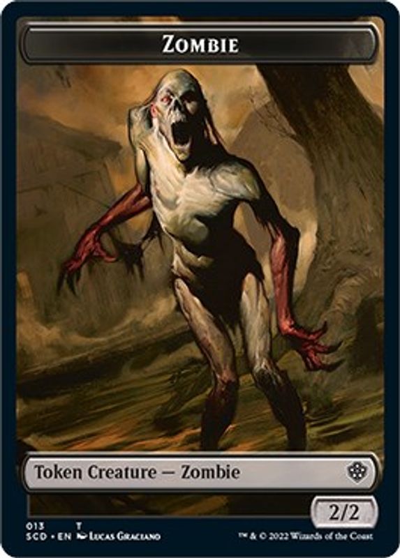 Zombie // Zombie Knight Double-sided Token - Token