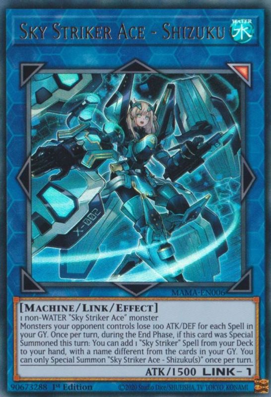 Sky Striker Ace - Shizuku - MAMA-EN006 - Ultra Rare