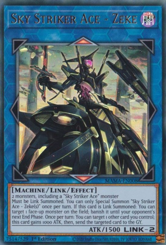 Sky Striker Ace - Zeke - MAMA-EN008 - Ultra Rare