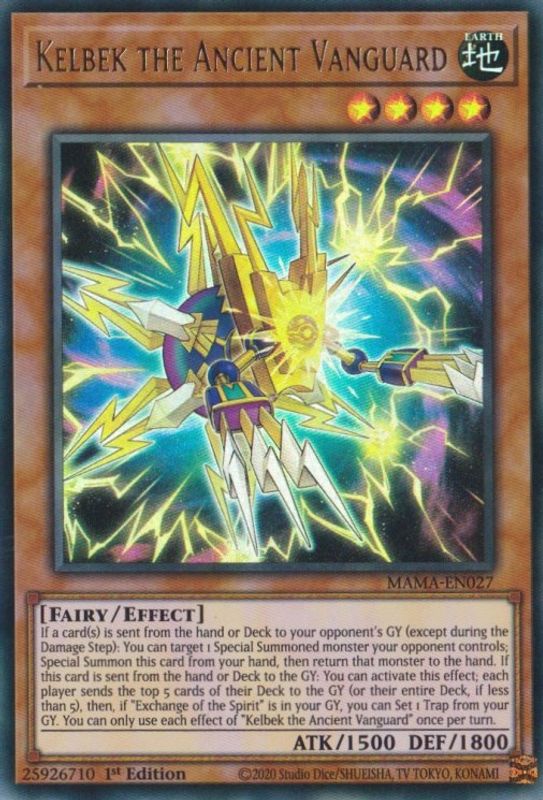 Kelbek the Ancient Vanguard - MAMA-EN027 - Ultra Rare