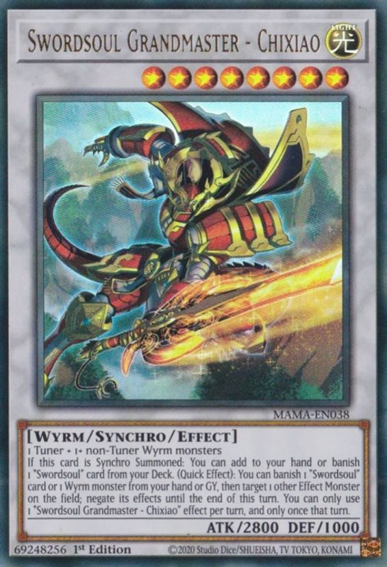 Swordsoul Grandmaster - Chixiao - MAMA-EN038 - Ultra Rare