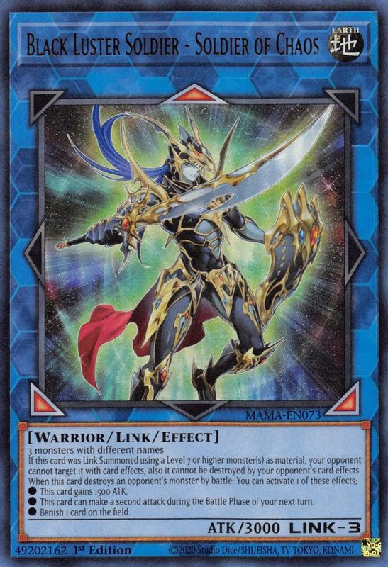 Black Luster Soldier - Soldier of Chaos - MAMA-EN073 - Ultra Rare