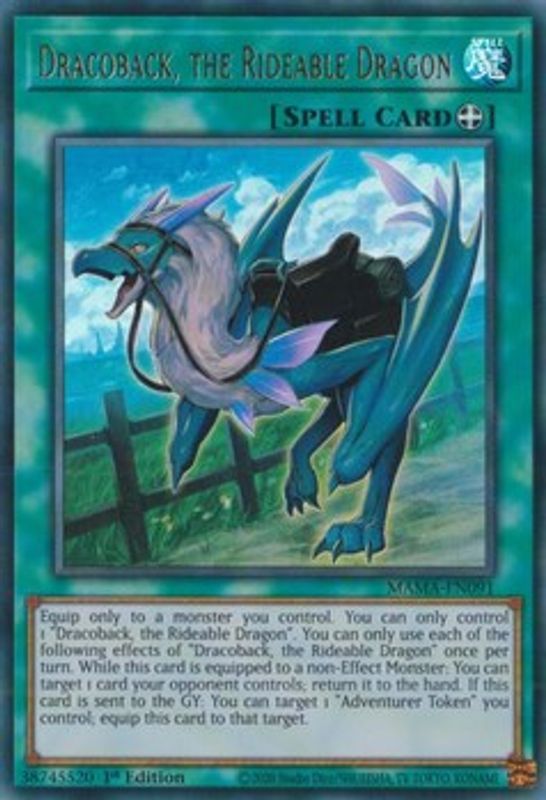 Dracoback, the Rideable Dragon - MAMA-EN091 - Ultra Rare