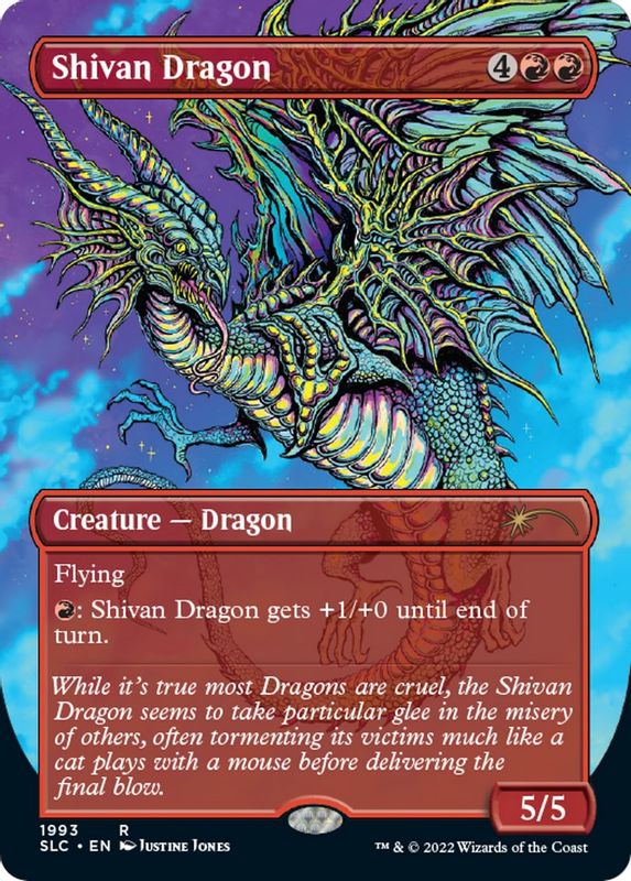 Shivan Dragon - 1993 - Rare