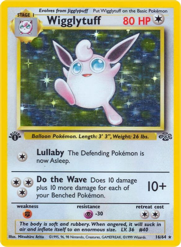 Wigglytuff (16) - 16/64 - Holo Rare