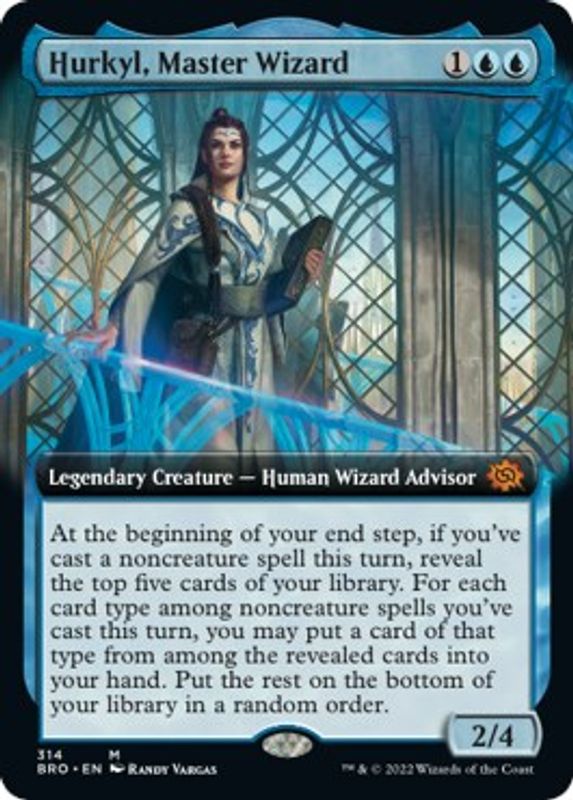 Hurkyl, Master Wizard (Extended Art) - 314 - Mythic