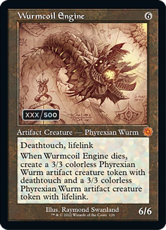 Wurmcoil Engine (Schematic) (Serial Numbered) - 126 - Mythic