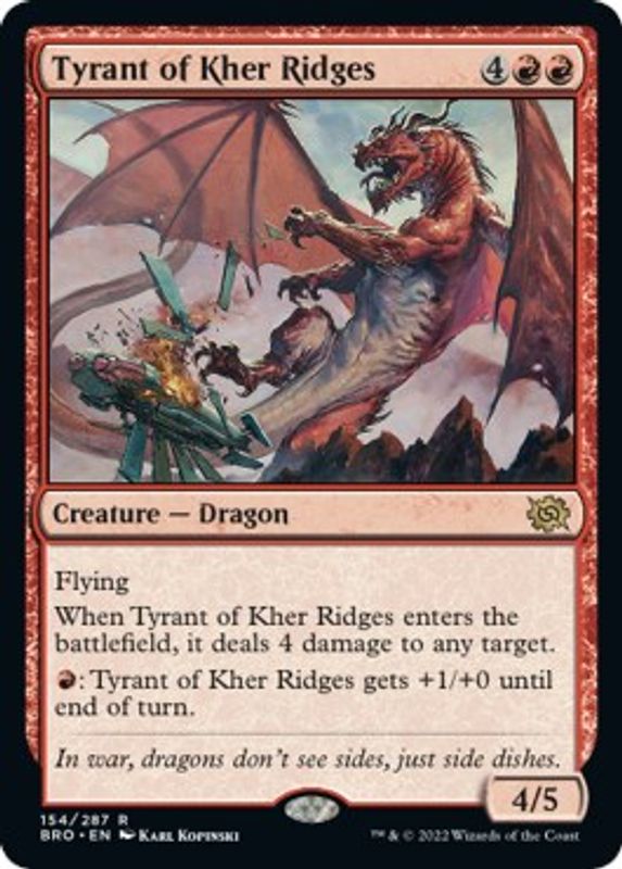 Tyrant of Kher Ridges - 154 - Rare