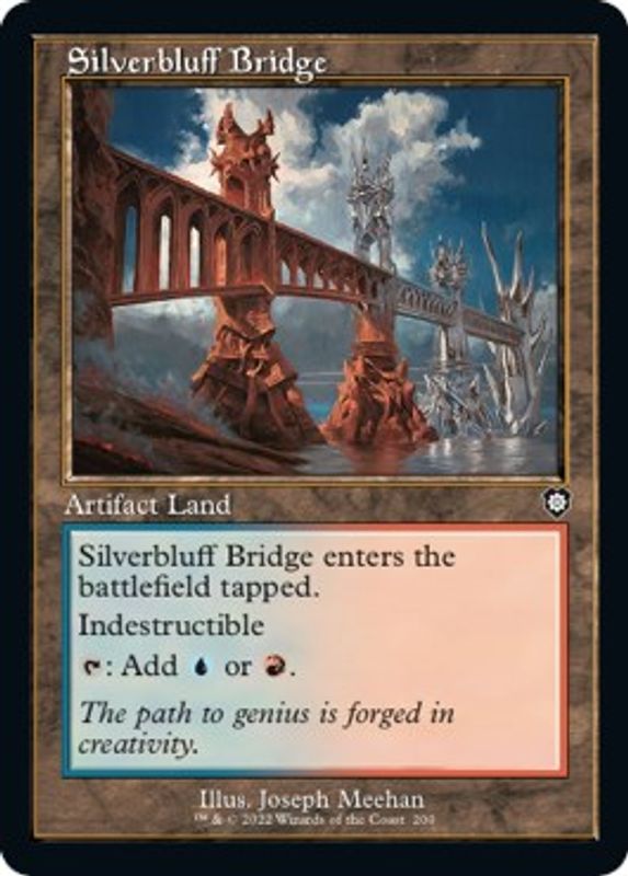 Silverbluff Bridge (Retro Frame) - 200 - Common