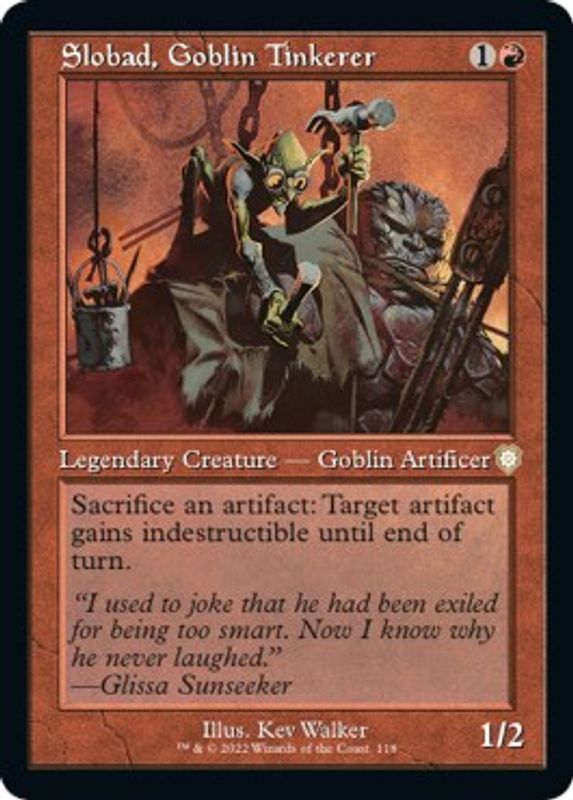 Slobad, Goblin Tinkerer (Retro Frame) - 118 - Rare