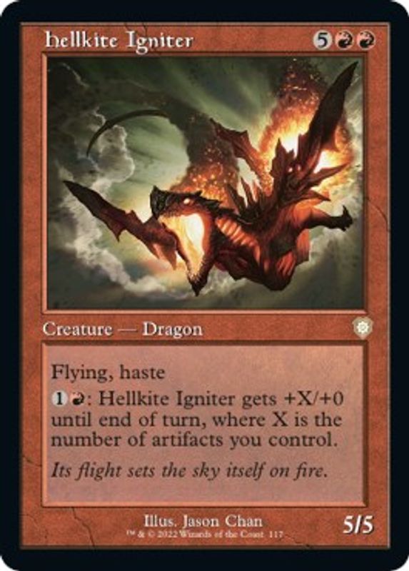 Hellkite Igniter (Retro Frame) - 117 - Rare