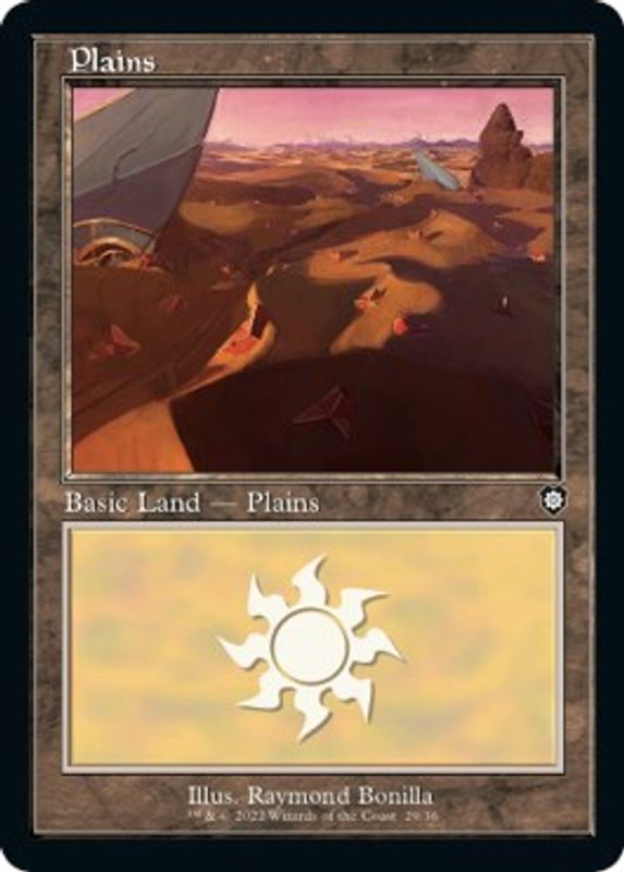 Plains (29) (Retro Frame) - 29 - Land