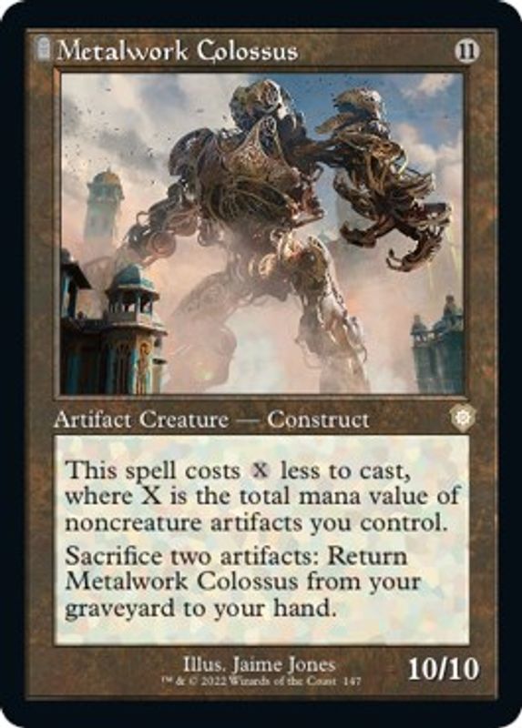 Metalwork Colossus (Retro Frame) - 147 - Rare