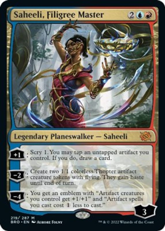 Saheeli, Filigree Master - 219 - Mythic