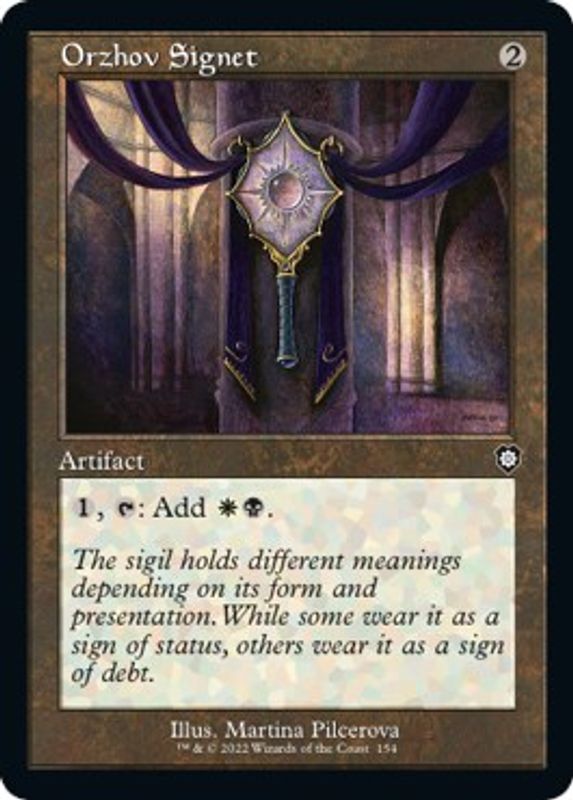 Orzhov Signet (Retro Frame) - 154 - Common