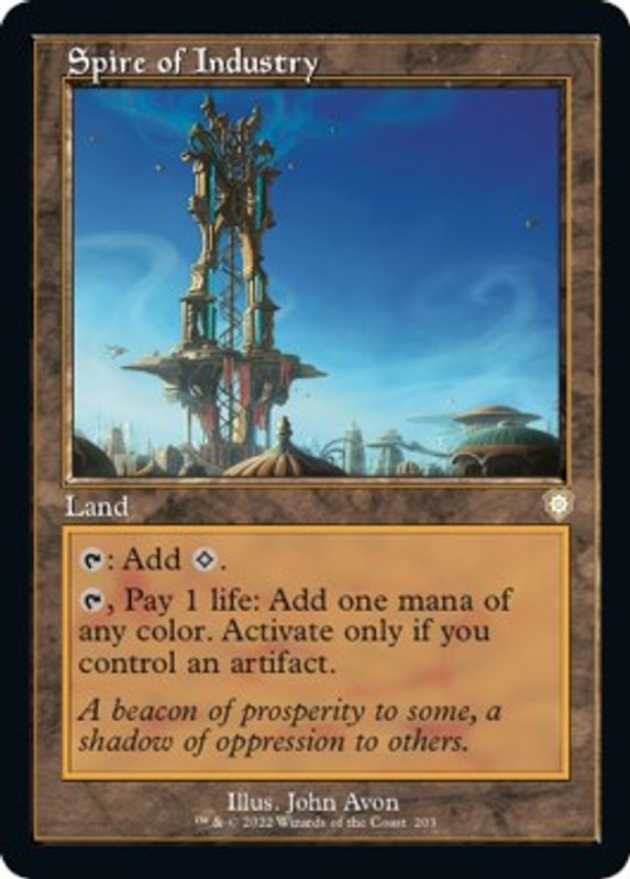 Spire of Industry (Retro Frame) - 203 - Rare