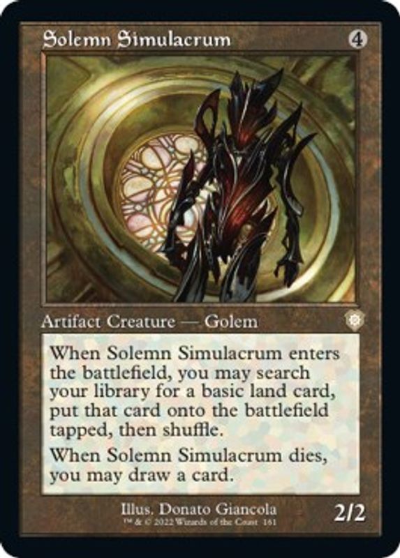 Solemn Simulacrum - 161 - Rare