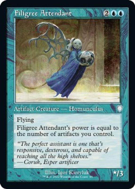 Filigree Attendant (Retro Frame) - 85 - Uncommon