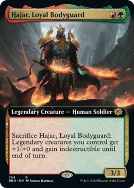 Hajar, Loyal Bodyguard (Extended Art) - 354 - Rare