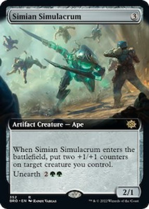 Simian Simulacrum (Extended Art) - 352 - Rare