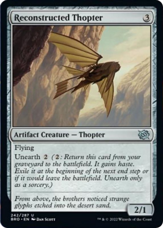 Reconstructed Thopter - 242 - Uncommon