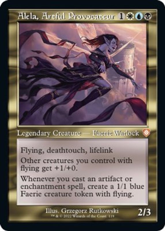 Alela, Artful Provocateur (Retro Frame) - 119 - Mythic