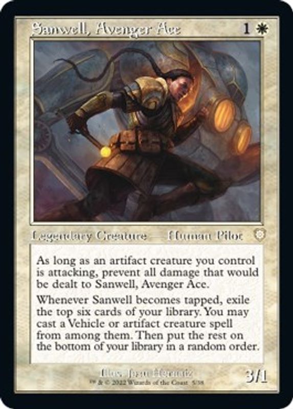 Sanwell, Avenger Ace (Retro Frame) - 5 - Rare