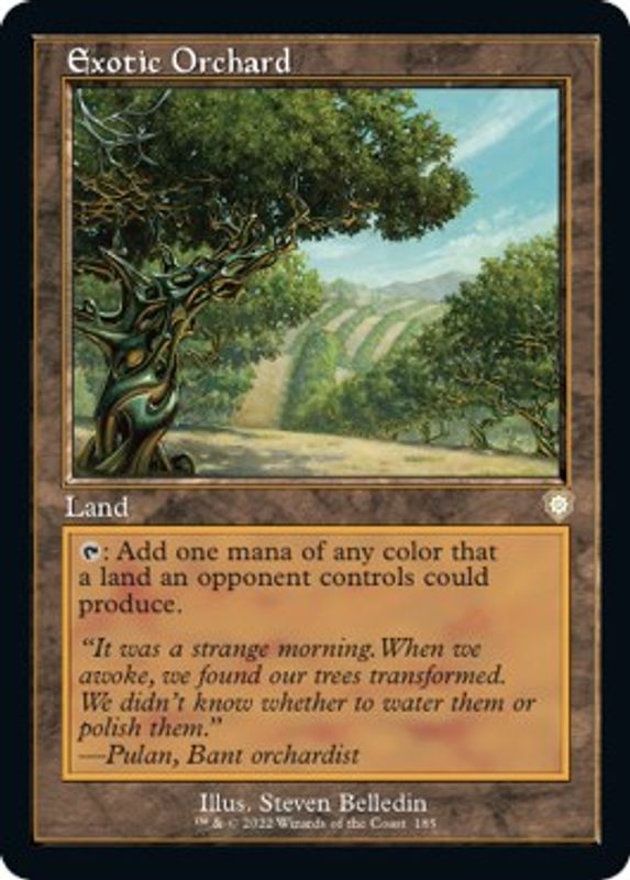 Exotic Orchard (Retro Frame) - 185 - Rare