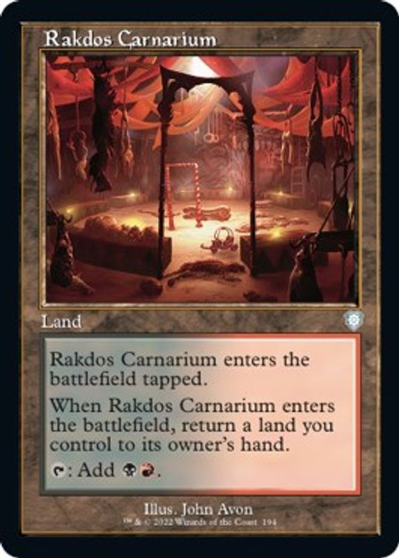 Rakdos Carnarium (Retro Frame) - 194 - Common