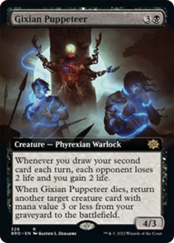 Gixian Puppeteer (Extended Art) - 328 - Rare