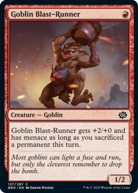 Goblin Blast-Runner - 137 - Common