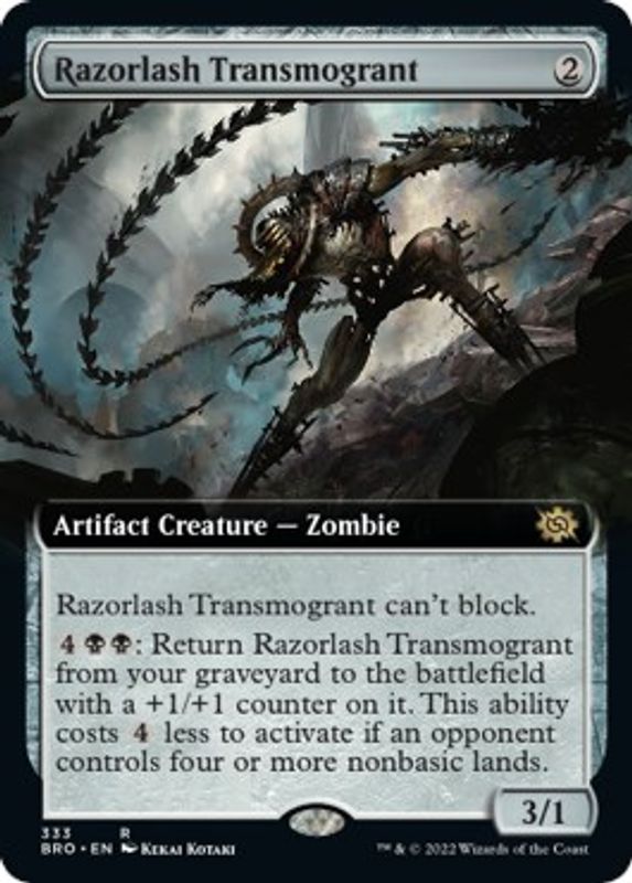 Razorlash Transmogrant (Extended Art) - 333 - Rare