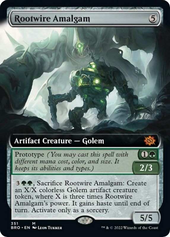 Rootwire Amalgam (Extended Art) - 351 - Mythic