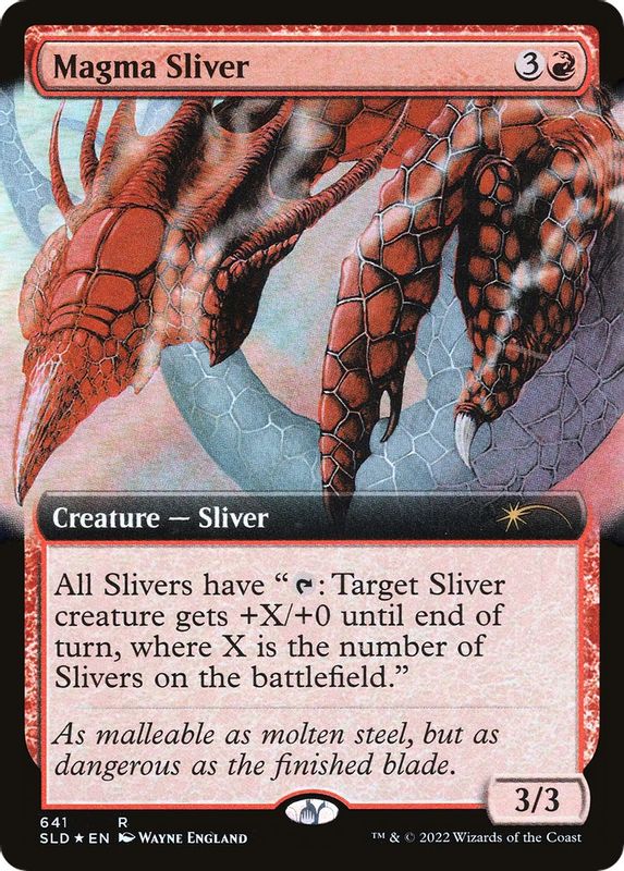 Magma Sliver (Extended Art) - 641 - Rare