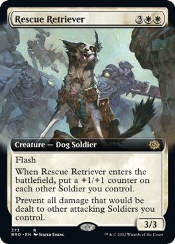 Rescue Retriever (Extended Art) - 373 - Rare