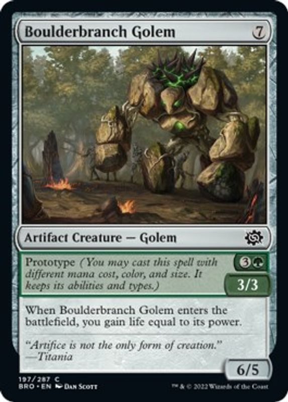 Boulderbranch Golem - 197 - Common