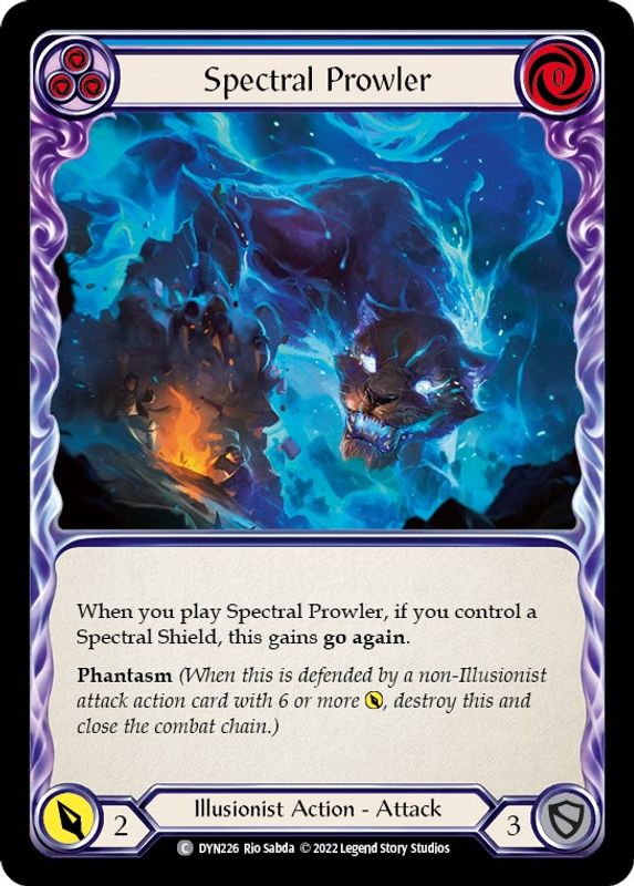 Spectral Prowler (Blue) - DYN226 - Common