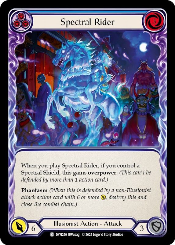 Spectral Rider (Blue) - DYN229 - Common