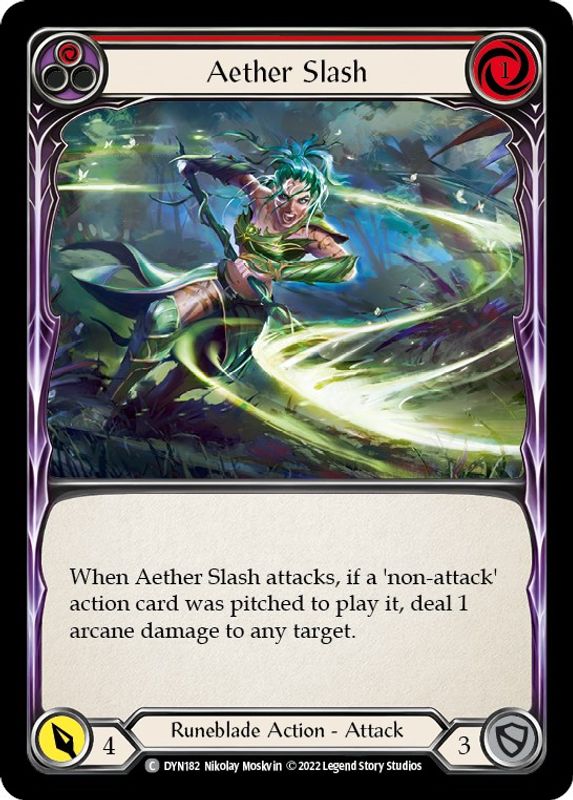 Aether Slash (Red) - DYN182 - Common