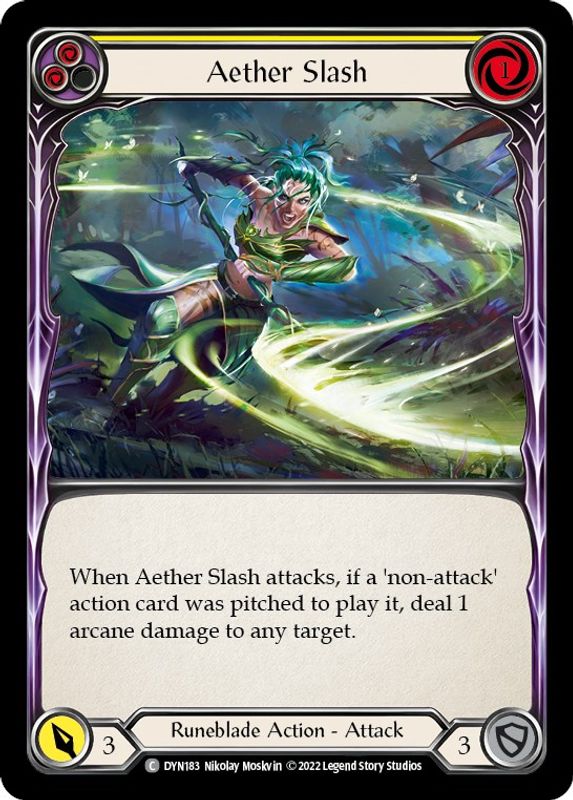 Aether Slash (Yellow) - DYN183 - Common