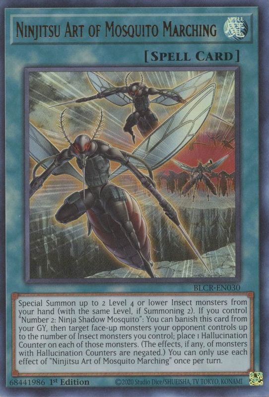 Ninjitsu Art of Mosquito Marching - BLCR-EN030 - Ultra Rare