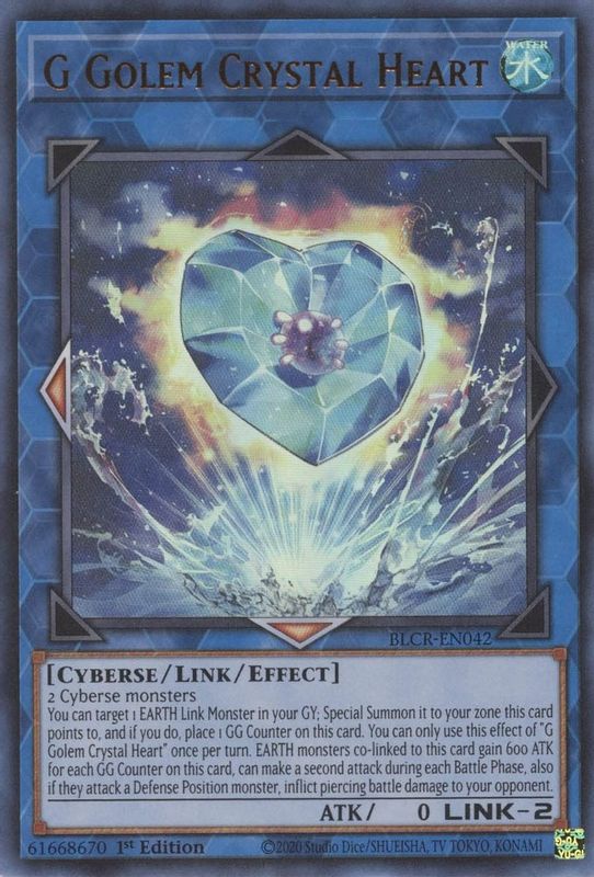 G Golem Crystal Heart - BLCR-EN042 - Ultra Rare