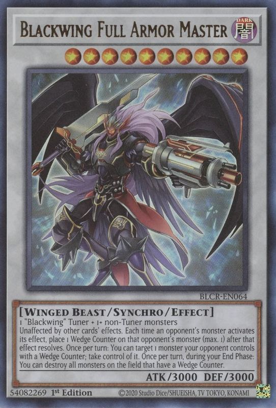 Blackwing Full Armor Master - BLCR-EN064 - Ultra Rare