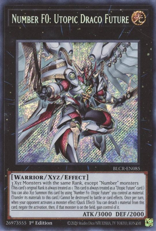 Number F0: Utopic Draco Future - BLCR-EN085 - Secret Rare