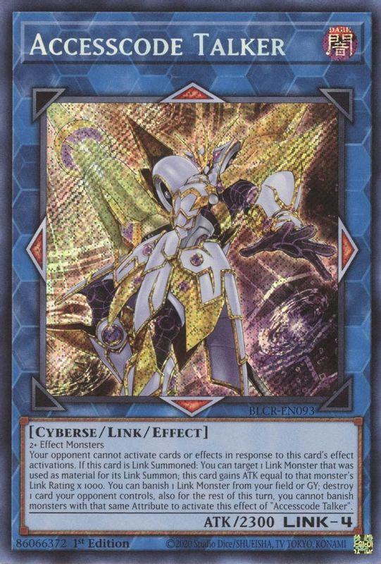 Accesscode Talker - BLCR-EN093 - Secret Rare