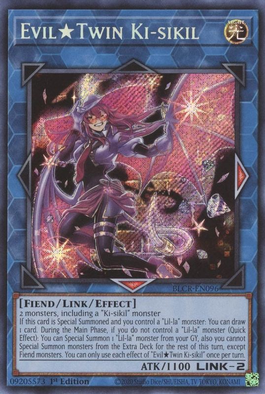 Evil Twin Ki-sikil - BLCR-EN096 - Secret Rare